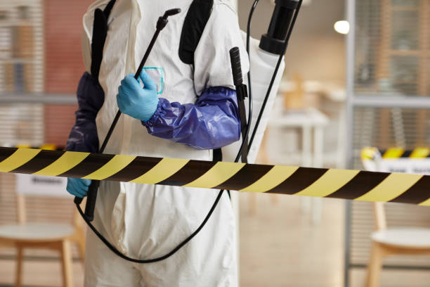 Professional Biohazard Cleanup technician working in Oldham, SD